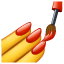Nägel lackieren Maniküre Emoji U+1F485 Nägel lackieren Maniküre Emoji U+1F485