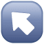 Pfeil oben links U+2196 Pfeil oben links U+2196