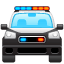 Polizei Frontansicht Emoji U+1F694 Polizei Frontansicht Emoji U+1F694