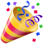 Konfetti Emoji - U+1F389