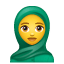 Kopftuch Emoji U+1F9D5 Kopftuch Emoji U+1F9D5