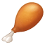 Hähnchenschenkel Emoji U+1F357 Hähnchenschenkel Emoji U+1F357