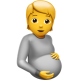 Schwangere Person Emoticon U+1FAC4 Schwangere Person Emoticon U+1FAC4