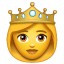 Prinzessin mit Krone Emoji U+1F478 Prinzessin mit Krone Emoji U+1F478