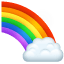 Regenbogen Emoji U+1F308 Regenbogen Emoji U+1F308