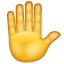 Hand Emoji U+270B Hand Emoji U+270B