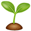 Setzling Emoji U+1F331 Setzling Emoji U+1F331
