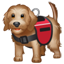 Assistenz Hund Emoji U+1F415 U+1F9BA Assistenz Hund Emoji U+1F415 U+1F9BA