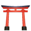 Asiatischer Bogen U+26E9 Asiatischer Bogen U+26E9