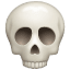 Grauer Skelett Schädel Emoji U+1F480 Grauer Skelett Schädel Emoji U+1F480