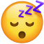 ZZZ Schlafen Emoji U+1F634 ZZZ Schlafen Emoji U+1F634