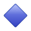 Blaue Raute Emoji U+1F539 Blaue Raute Emoji U+1F539