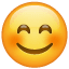 Lächelndes Emoji Snapchat U+1F60A Lächelndes Emoji Snapchat U+1F60A