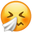 Niesendes Gesicht Emoji U+1F927 Niesendes Gesicht Emoji U+1F927