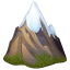 Schneebedeckter Berg Emoji U+1F3D4 Schneebedeckter Berg Emoji U+1F3D4