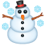 Schneemann Schneeflocken Emoji U+2603 Schneemann Schneeflocken Emoji U+2603