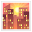 Sonnenuntergang Skyline Emoji U+1F307 Sonnenuntergang Skyline Emoji U+1F307