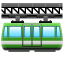 Schwebebahn Emoji U+1F69F Schwebebahn Emoji U+1F69F
