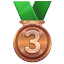 Dritter Platz Medaille U+1F949 Dritter Platz Medaille U+1F949