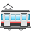 Straßenbahn Abteil U+1F68B Straßenbahn Abteil U+1F68B