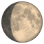 Zunehmender Mond Emoji U+1F314 Zunehmender Mond Emoji U+1F314
