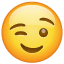 Beliebtestes zwinkernde Emoji
