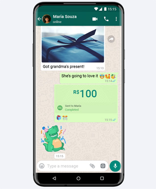 Bezahlfunktion WhatsApp